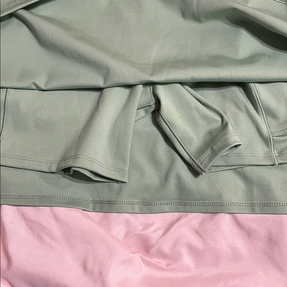 Madewell 2.0 MWL Flex Fitness Dress NWOT Mint Green Size Med Strappy Criss Cross - Picture 10 of 11
